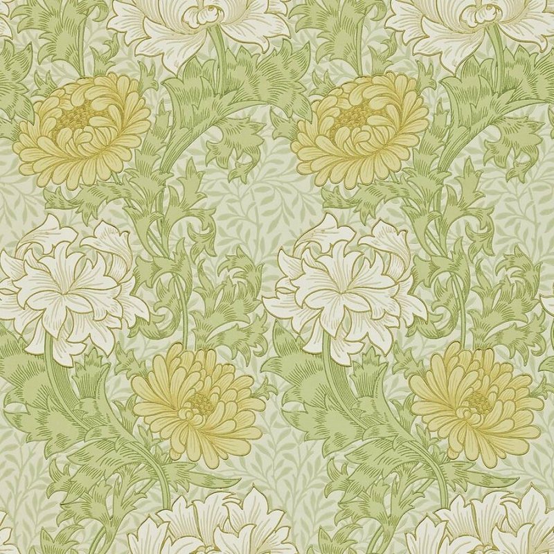 Chrysanthemum / 212545 / Morris Archive  / Morris&Co.