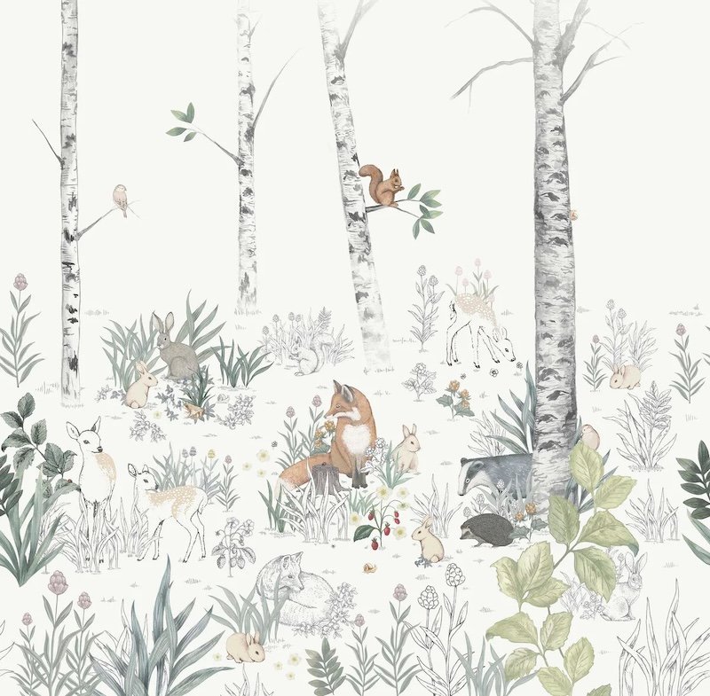 Magic Forest Mural / 7481 / Newbie Wallpaper / Borastapeter