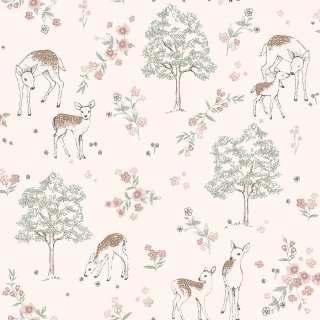 Deer Love / 7473 / Newbie Wallpaper / Borastapeter
