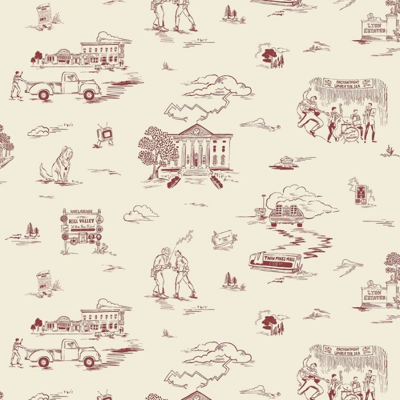 Hill Valley Toile / UN010 / Universal / Hygge & West