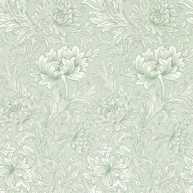 Chrysanthemum Toile / 217069 / SIMPLY MORRIS Wallpapers / Morris&Co.