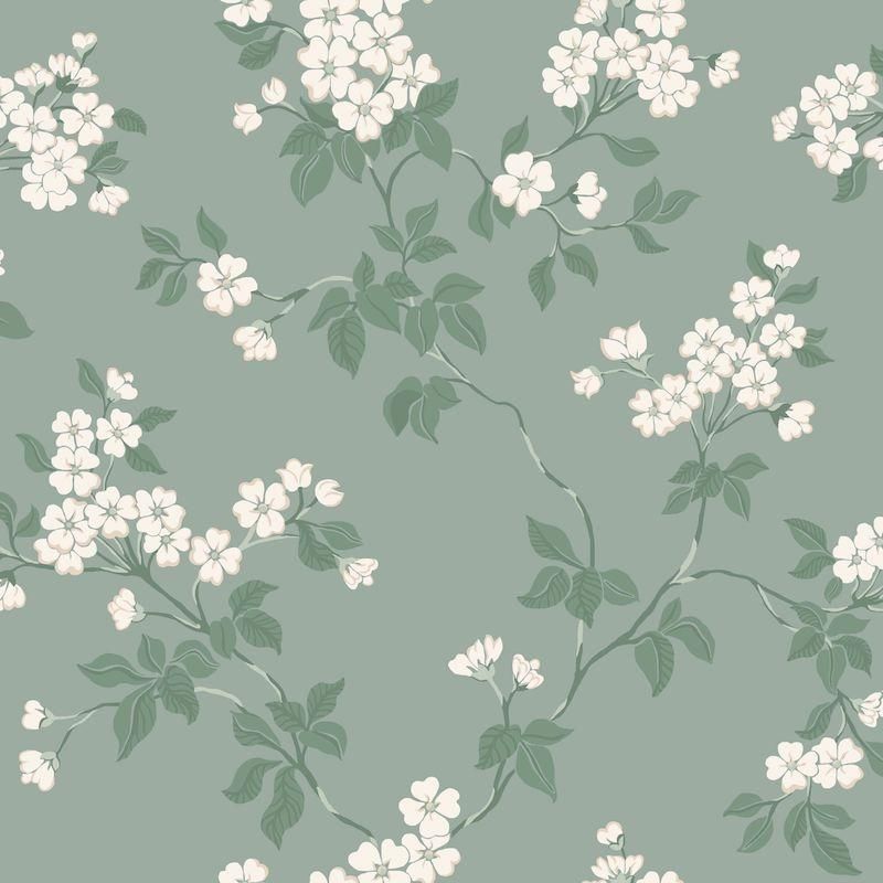 Karin Green / 679-02 /  Blommor & Blad / Duro