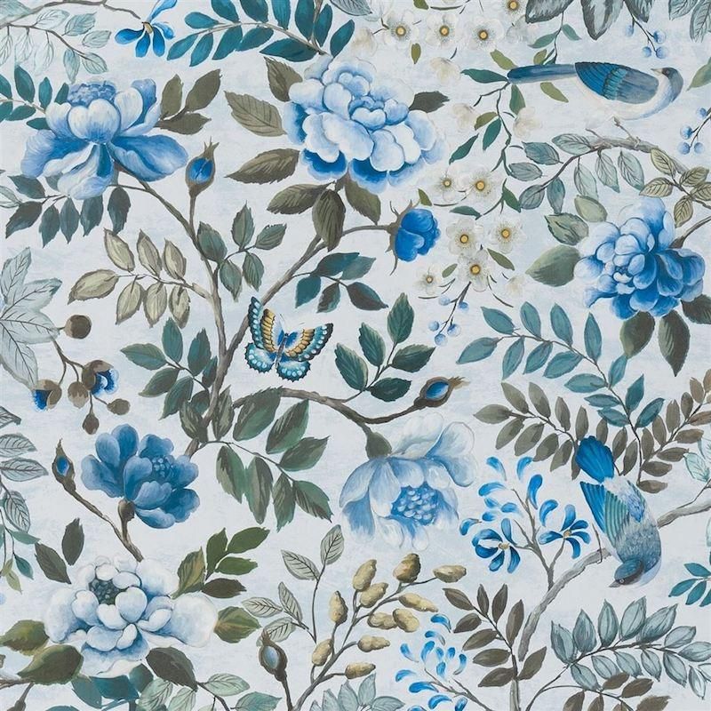 Porcelaine de Chine Porcelain / PDG1146/05 / Porcelaine de Chine Wallpapers / Designers Guild