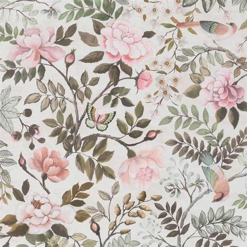 Porcelaine de Chine Peony / PDG1146/07 / Porcelaine de Chine Wallpapers / Designers Guild