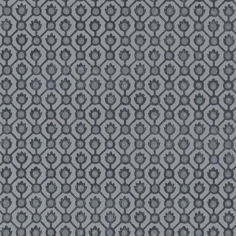 Jaal Graphite / PDG1150/05 / Porcelaine de Chine Wallpapers / Designers Guild