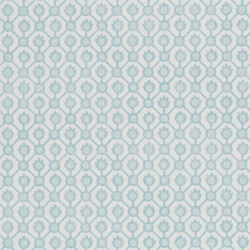 Jaal Eau de Nil / PDG1150/07 / Porcelaine de Chine Wallpapers / Designers Guild