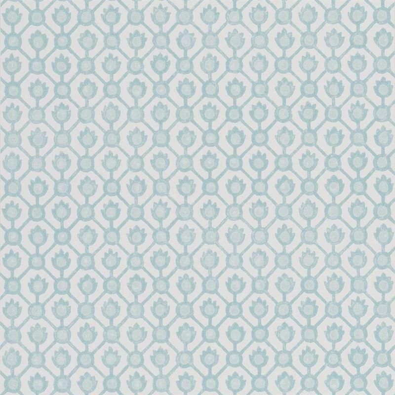 Jaal Eau de Nil / PDG1150/07 / Porcelaine de Chine Wallpapers / Designers Guild