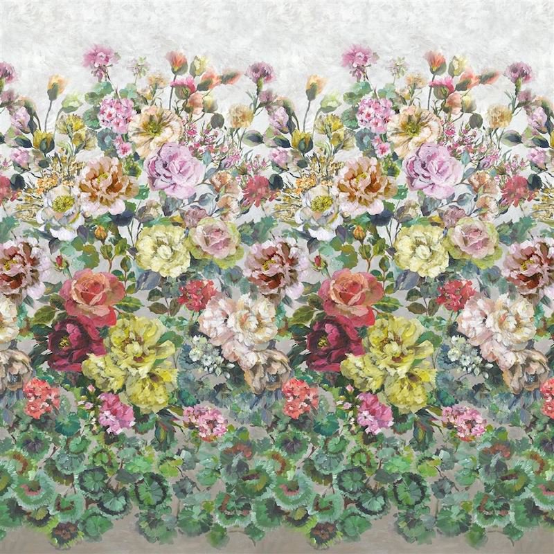 Grandiflora Rose Dusk / PDG1123/01 / Minakari Wallpaper / Designers Guild