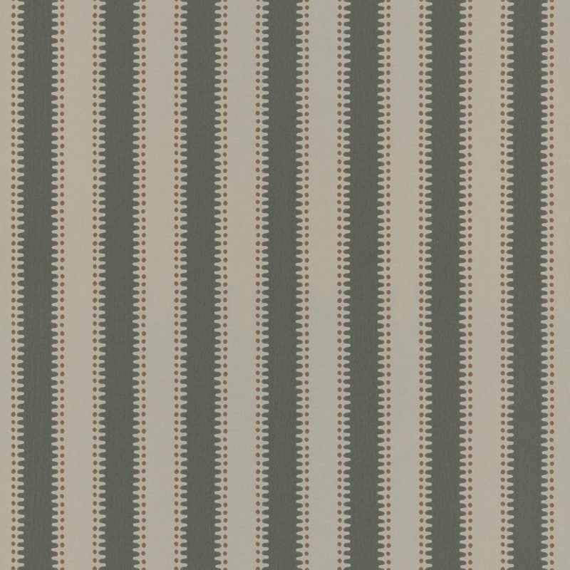 Jagged Stripe (Dusty Olive) / 30-65 / A Selection of Stripes / Langelid/vonBromssen