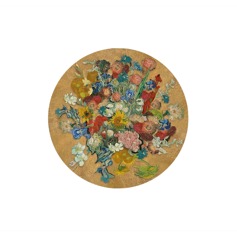 A tribute to Vincent's Flowers (Circle) / 5028601 / Van Gogh lll / BN Wallcoverings