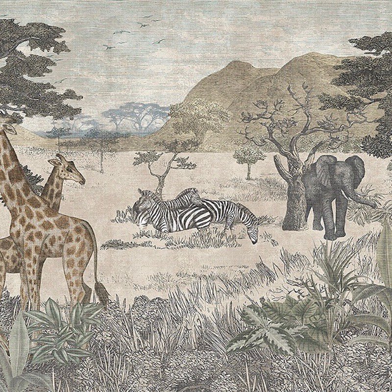 Erengeti / 1194 / Wild Animals / Borastapeter