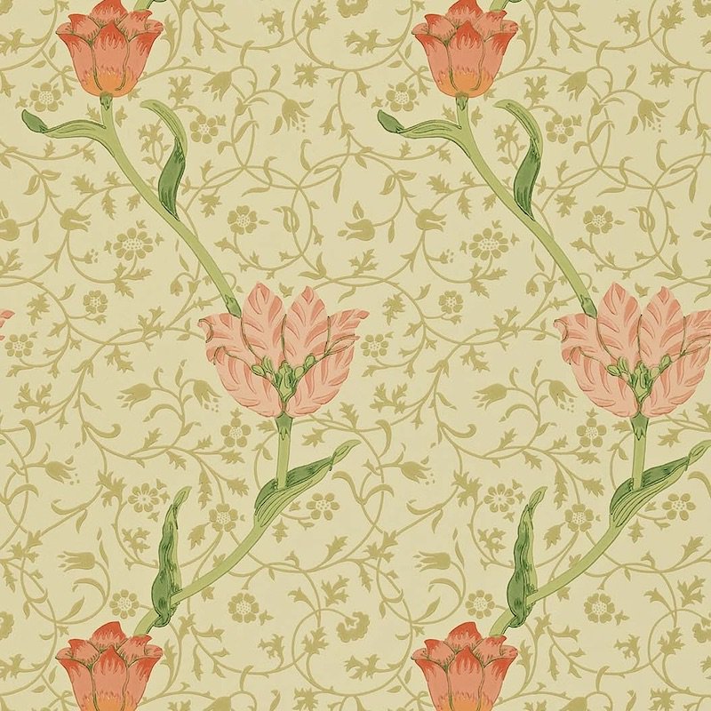Garden Tulip / WM8552-2 / Morris Archive I / Morris&Co.
