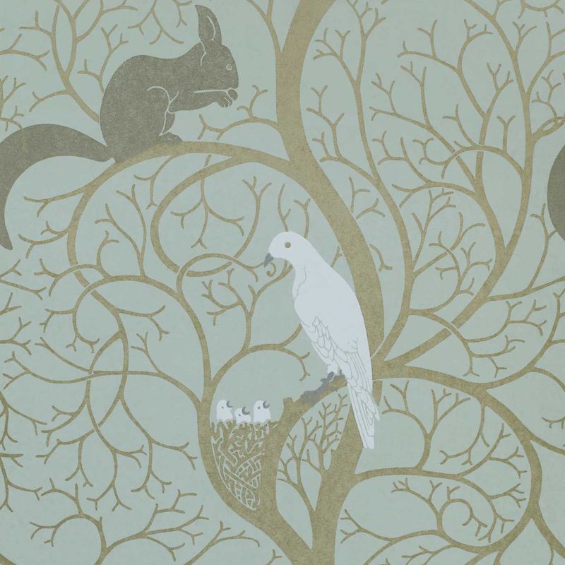 Squirrel & Dove / DVIWSQ103 / Water Garden / Sanderson
