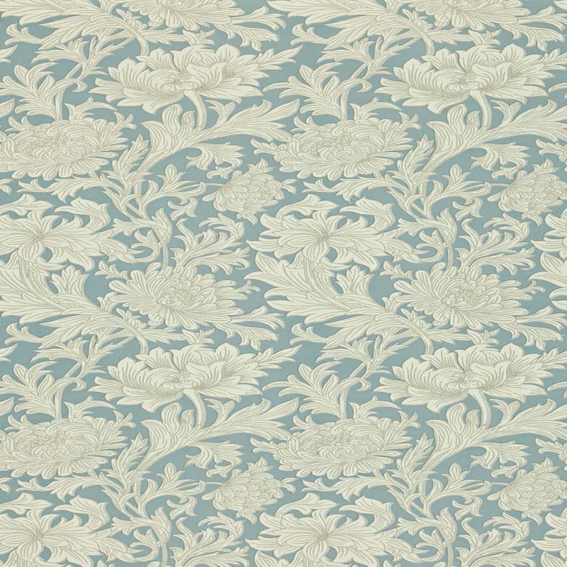 Chrysanthemum Toile / DMOWCH101 /  Morris and Friends Wallpapers  / Morris&Co.