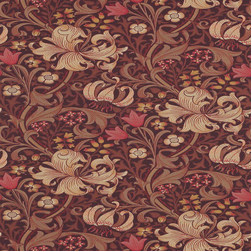 Golden Lily / 210402 /  Morris and Friends Wallpapers  / Morris&Co.