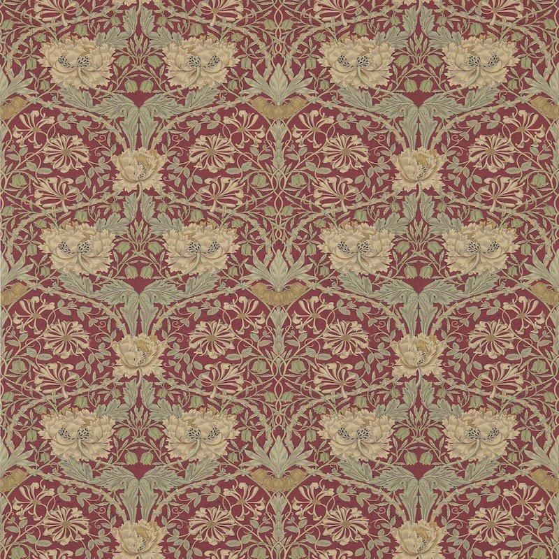 Honeysuckle & Tulip / 214700 /  Morris and Friends Wallpapers  / Morris&Co.