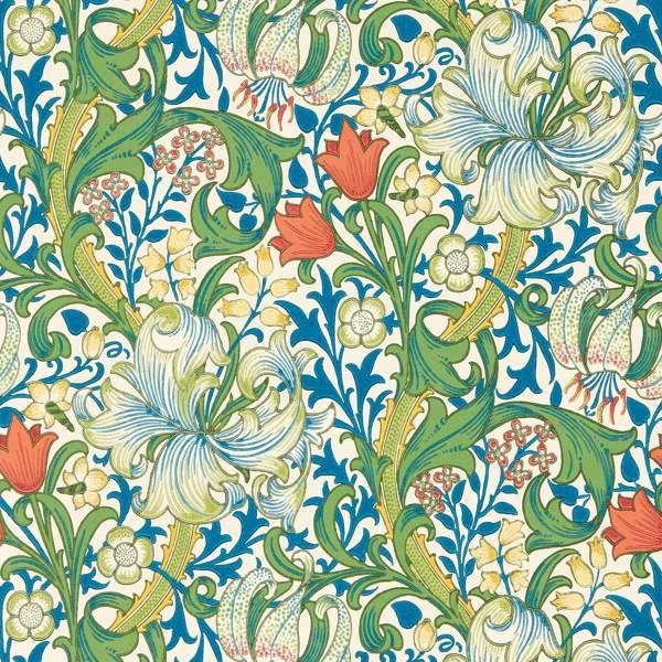 Golden Lily / 217330 / BEDFORD PARK WALLPAPERS / Morris&Co.