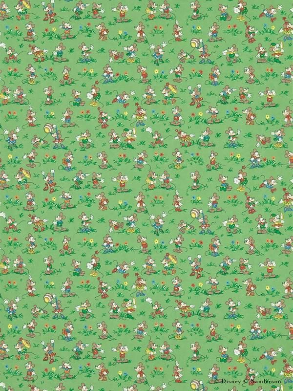 Mickey & Minnie / 217265 / DISNEY HOME X SANDERSON WALLPAPERS / Sanderson