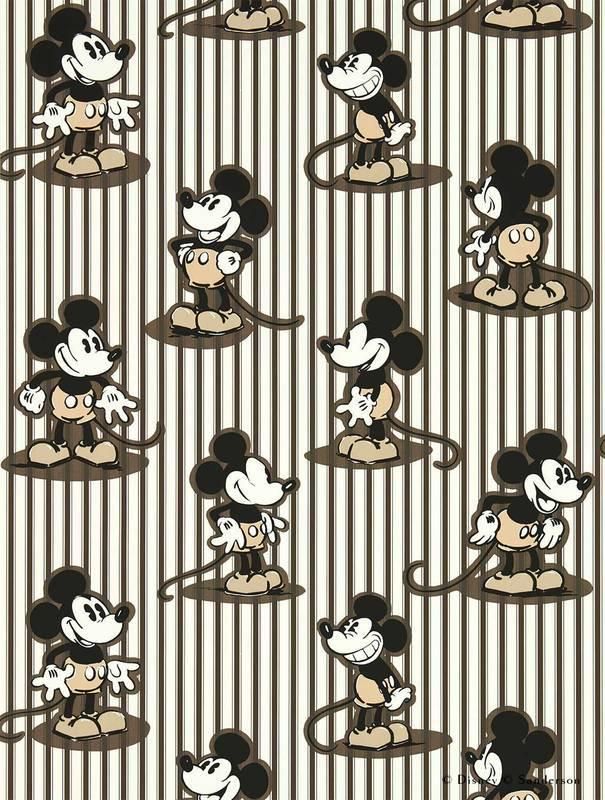 Mickey Stripe / 217272 / DISNEY HOME X SANDERSON WALLPAPERS / Sanderson