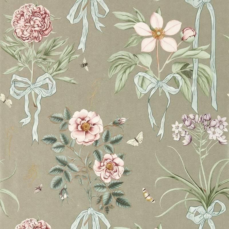 Cupid's Beau Florin/Madder / 217312 / Sanderson x Giles Deacon Wallpaper / Sanderson
