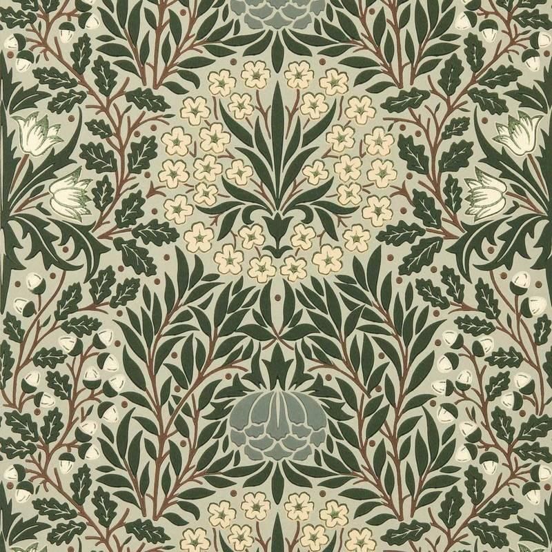 Daisy & Oak / 217585 / The Unfinished Works Wallpapers / Morris&Co.