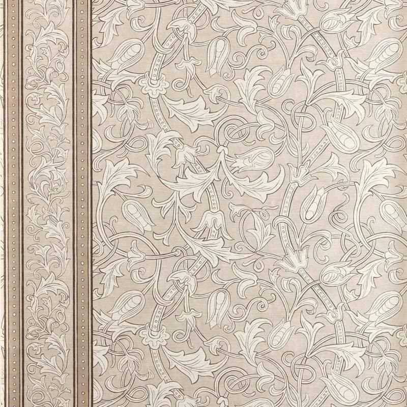 Etched Scrolling Tulip / 217603 / The Unfinished Works Wallpapers / Morris&Co.