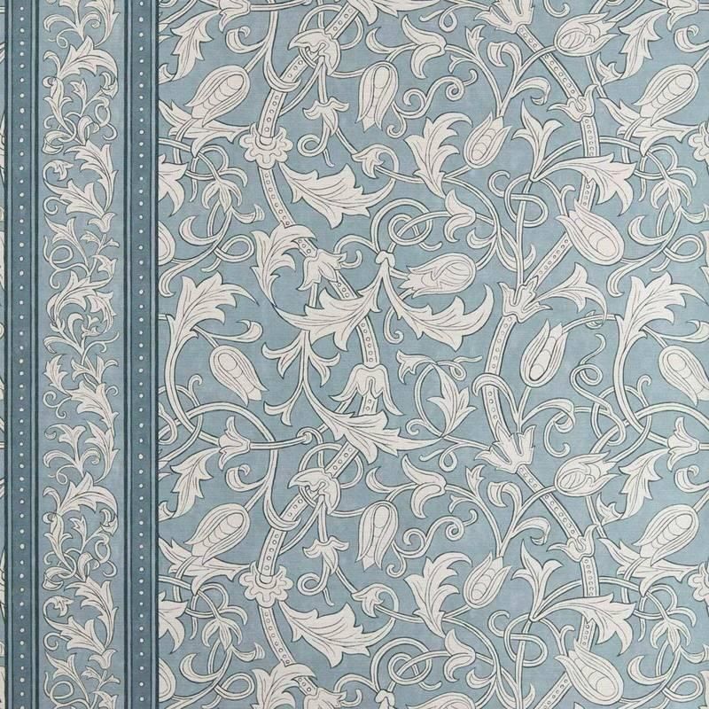 Etched Scrolling Tulip / 217604 / The Unfinished Works Wallpapers / Morris&Co.
