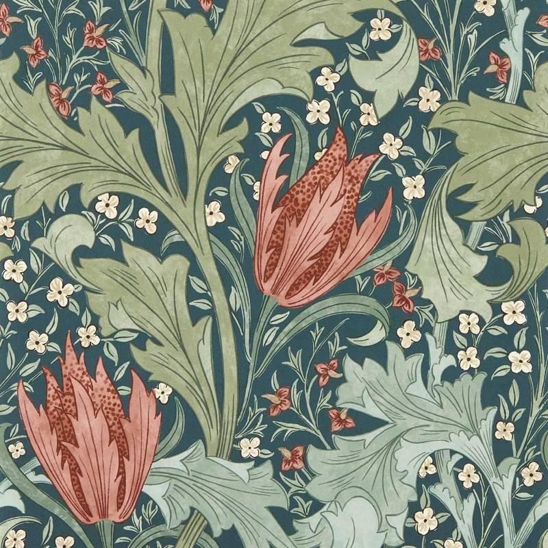Lent Lily / 217595 / The Unfinished Works Wallpapers / Morris&Co.