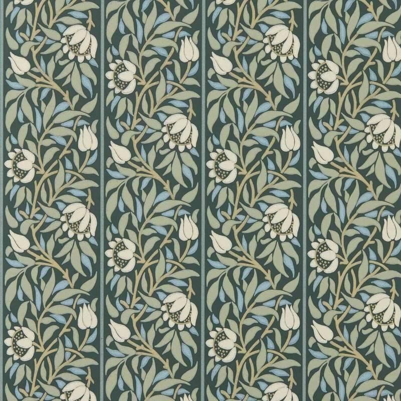 Peony Trellis / 217571 / The Unfinished Works Wallpapers / Morris&Co.