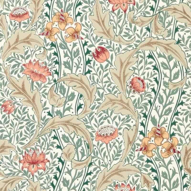 Wild Tulip & Vine / 217578 / The Unfinished Works Wallpapers / Morris&Co.