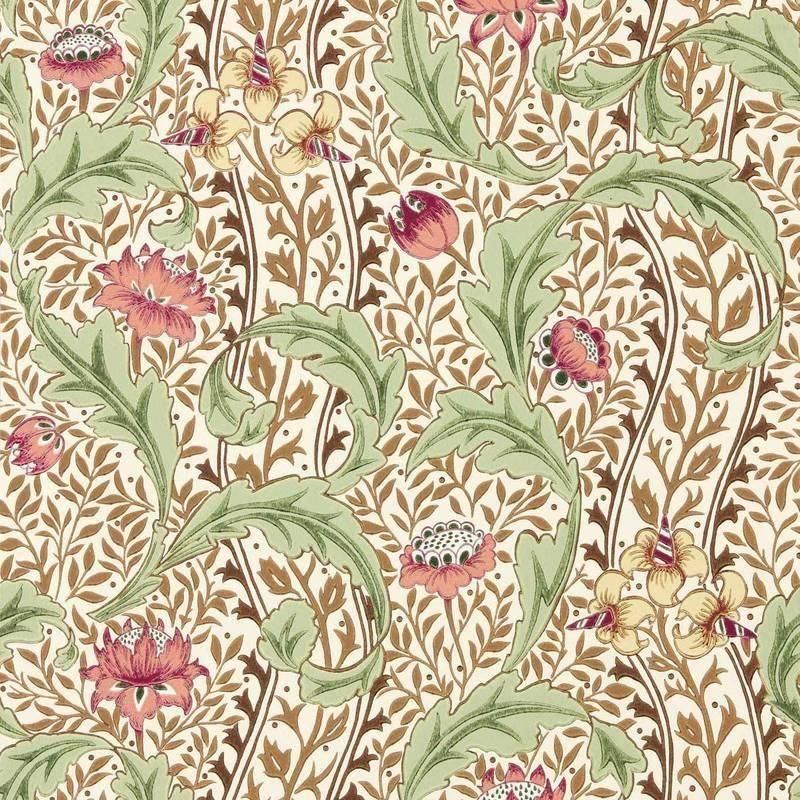 Wild Tulip & Vine / 217579 / The Unfinished Works Wallpapers / Morris&Co.