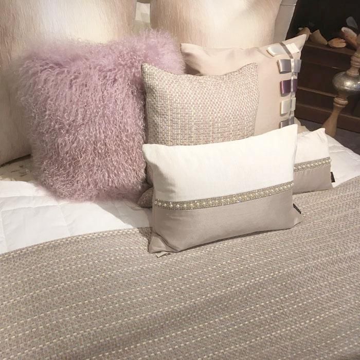 NEED'K ニーディック ビーズ レーザー クッション ホワイト系 4個 NEED