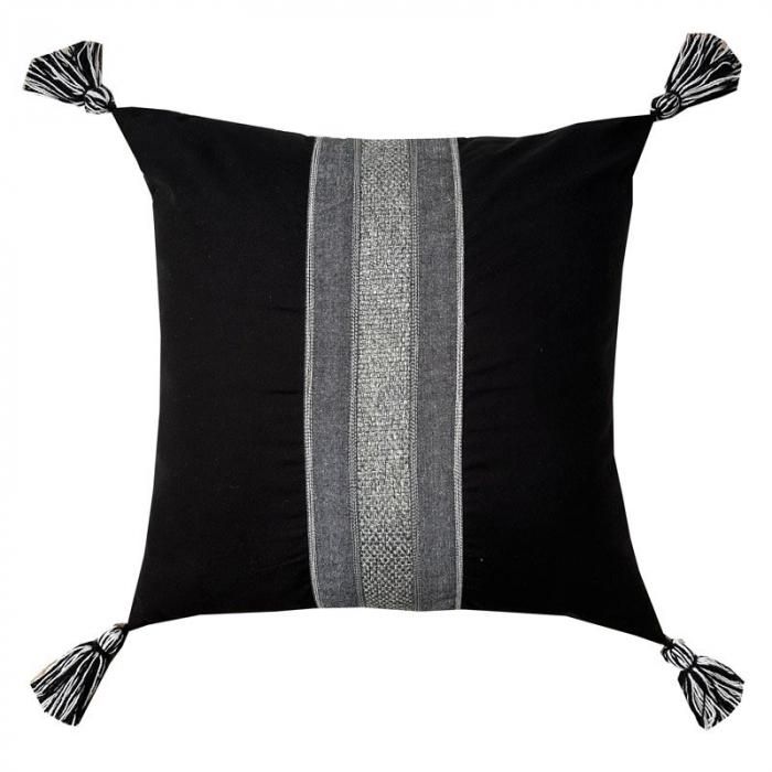 新品同様・展示品】NEED'K ニーディック クッションカバー 黒 レザー