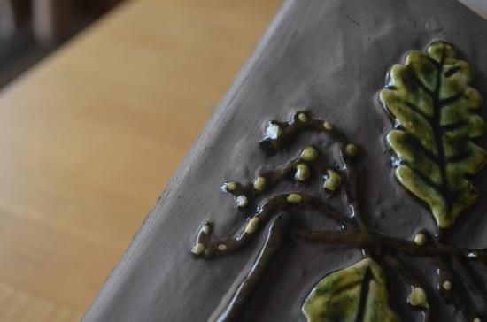 Jie Gantofta ジイガントフタ　陶板　どんぐり どんぐりの陶板 / 艶あり / Jie Gantofta ・ジィガントフタ