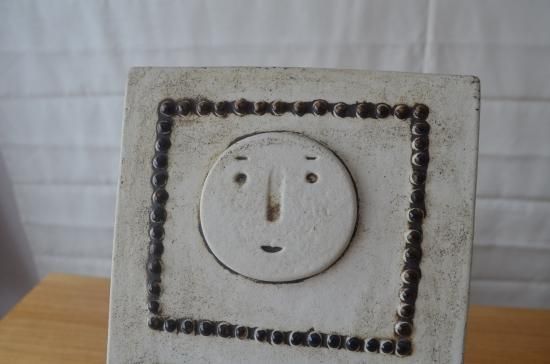 Sylvia Leuchovius ロールストランド 陶板 18cm×18cmB 北欧ヴィンテージ Rorstrand Sylvia Leuchovius ロールストランド 陶板