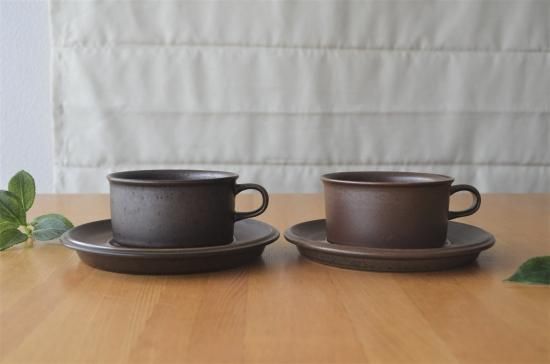 【限定品】 ARABIA/アラビア○RUSKA/ルスカ○ティーカップ＆ソーサー2客 アラビア