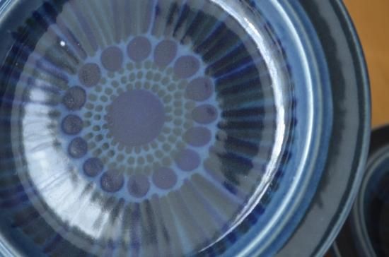 ARABIA/アラビア○Kosmos/ブルーコスモス○16cmプレート2枚 NO.21157