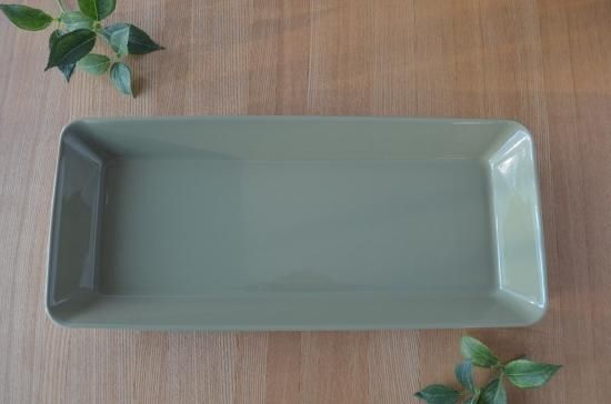 iittala/イッタラ○Teemaティーマ○オリーブ○プラターロング