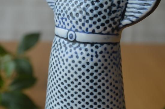 希少●リサラーソン ワードローブ/ドレス/ロールストランド製　花瓶 ベース 花器 希少○リサラーソン ワードローブ dress/ドレス RORSTRAND