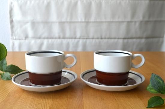 Gustavsberg/グスタフスベリ○Siena/シエナ○コーヒーカップ2客 Gustavsberg/グスタフスベリ○Siena/シエナ○コーヒーカップ2客