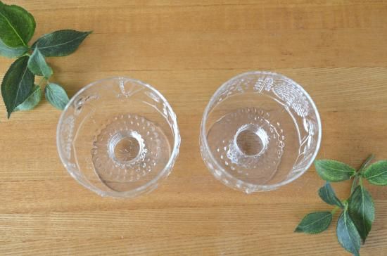 アラビア●フローラ●デザートボウル脚付2セット●Nuutajarvi アラビア○フローラ○デザートボウル脚付2セット○Nuutajarvi③