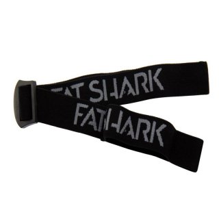 Black Headstrap with new Fat Shark Logo