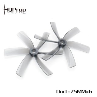 HQProp Duct-75MMX6 for Cinewhoop (2CW+2CCW)-Poly Carbonate졼