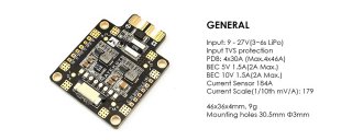 MATEKSYS FCHUB-6S W/ CURRENT SENSOR 184A, BEC 5V & 10V