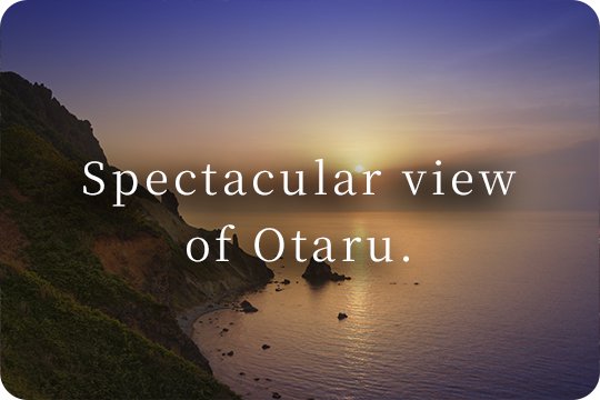 Spectacular view of Otaru.