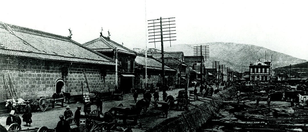 旧小樽倉庫の大正時代の写真