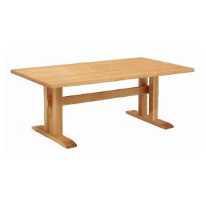 ダイニングテーブル/天然木タモ材(幅165x奥95x高さ69)