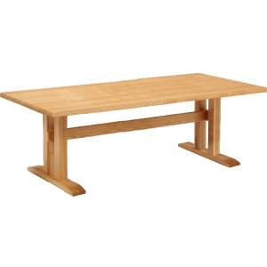 ダイニングテーブル/天然木タモ材(幅200x奥100x高さ69)