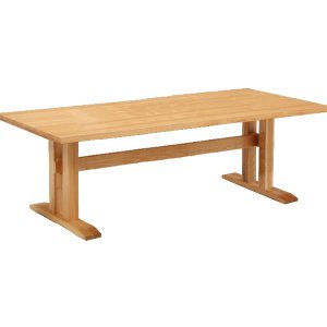 ダイニングテーブル/天然木タモ材(幅210x奥100x高さ69)
