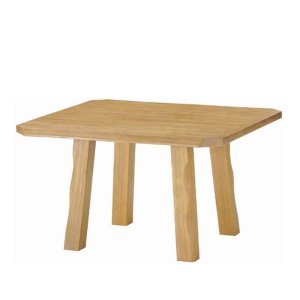 低いダイニングテーブル/リベラルUYB(浮造り仕上 幅110x奥行110x高さ66)